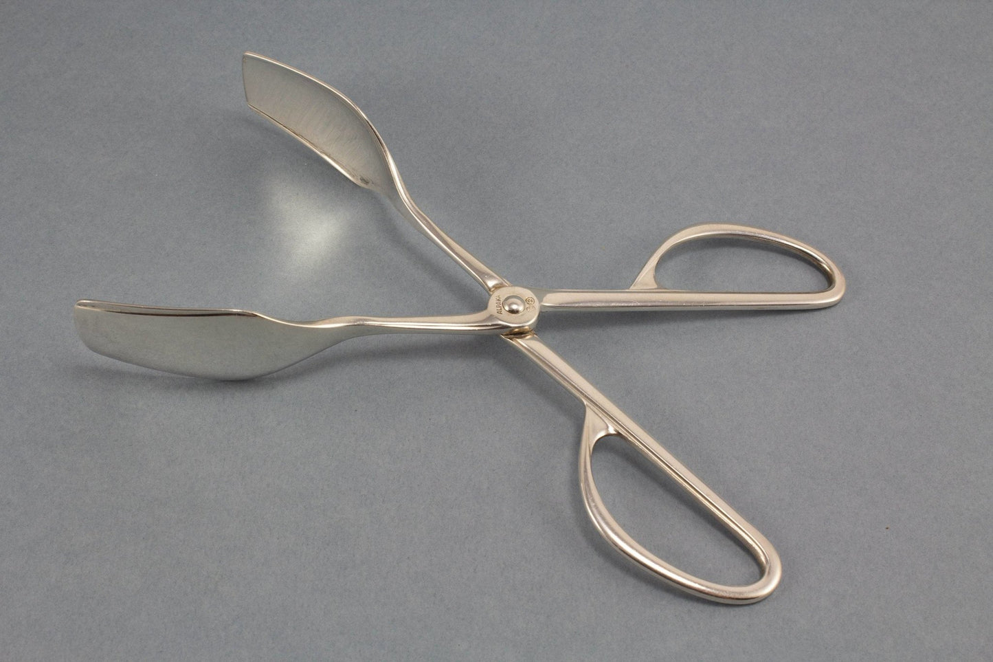 Gebäckzange, versilbert, Kuchenzange - Löffelland