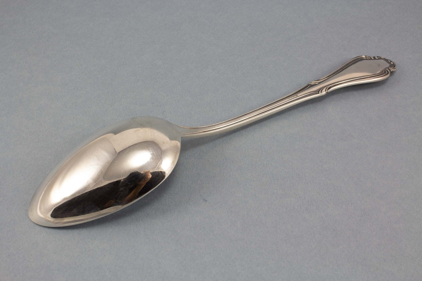 Großer Gemüselöffel, versilberter Servier-Löffel - Löffelland