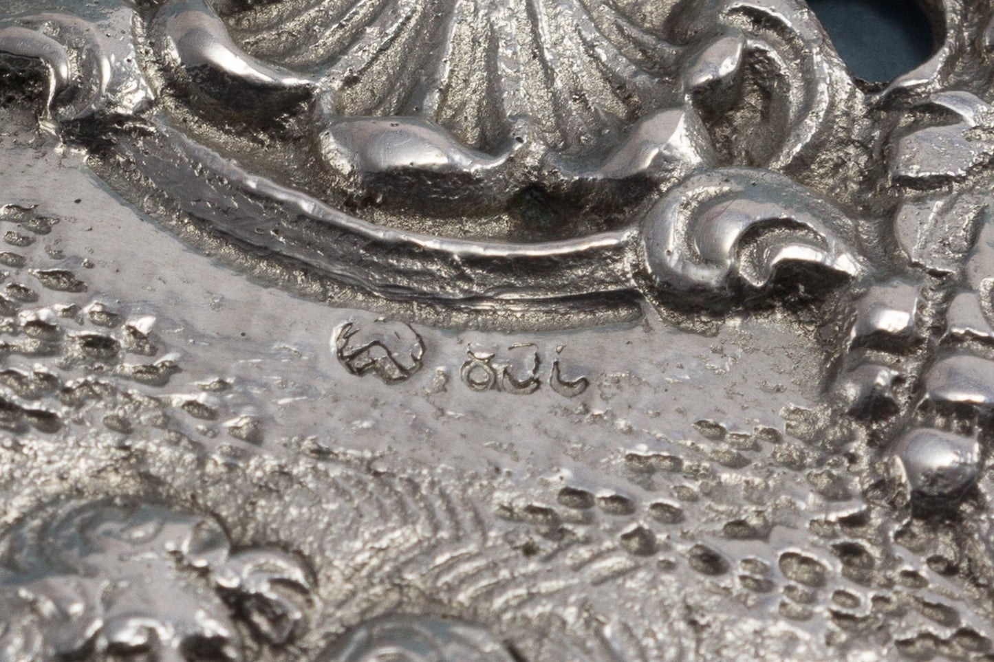 Toller Gebäckheber aus Silber, antiker Jugendstil- Kuchenheber