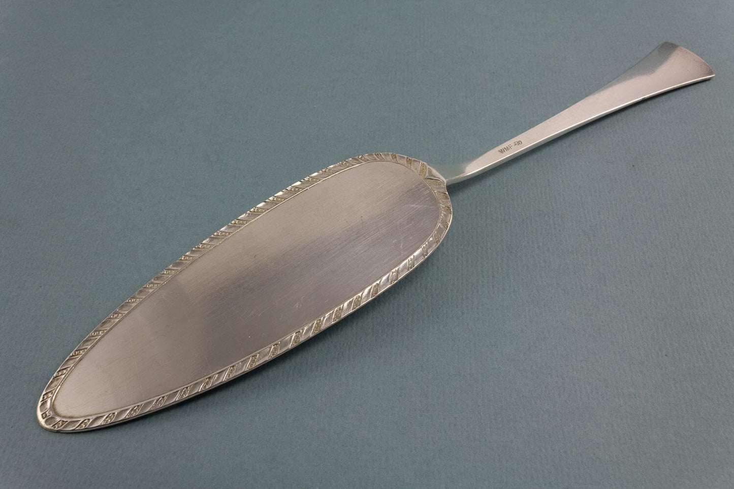 Antiker Tortenheber, WMF Perl, versilbertes Besteck, Jugendstil