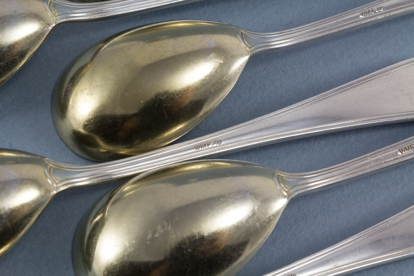 6 Eislöffel von WMF, Kreuzband WMF 200, Besteck Set für 6