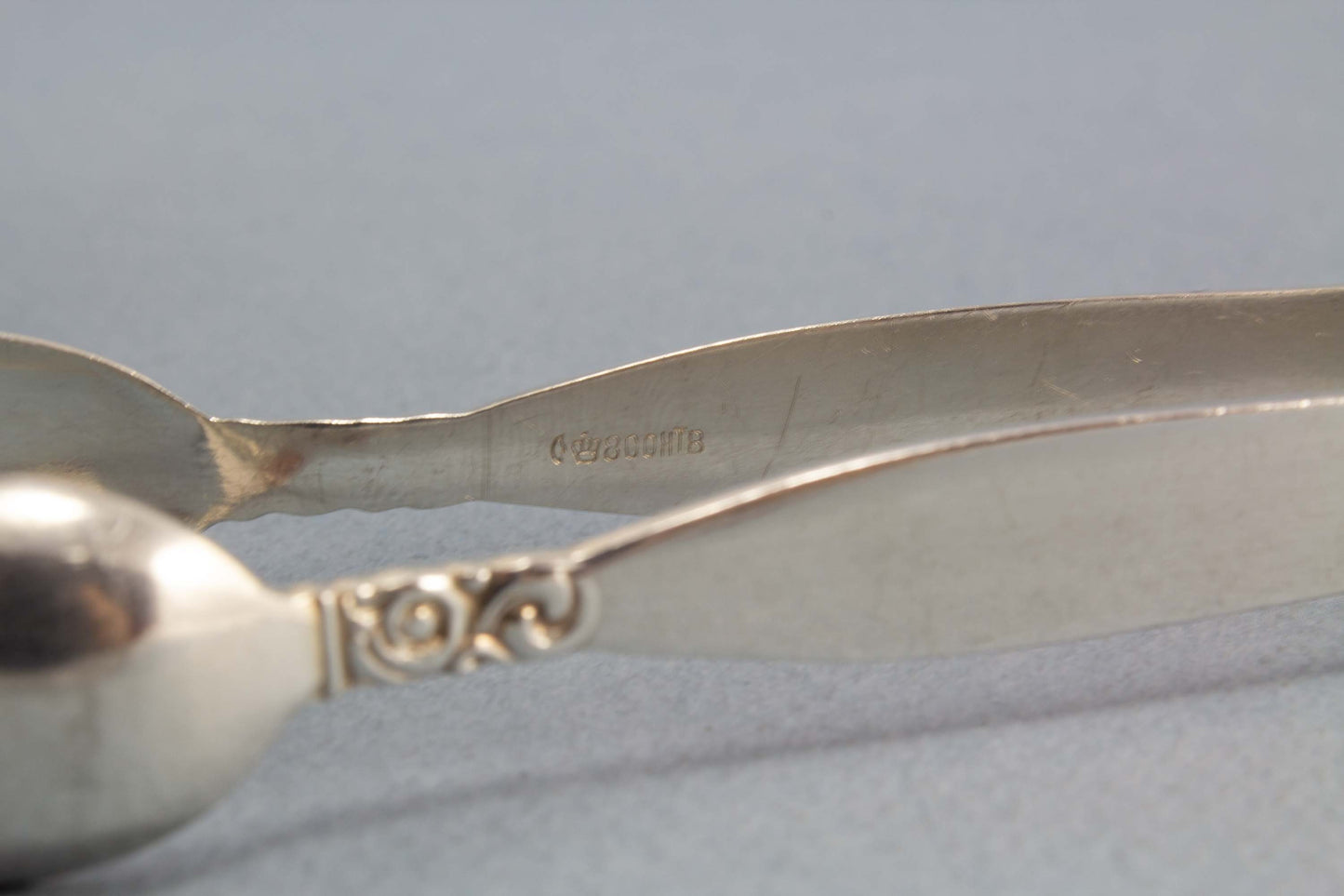 Silber- Zuckerzange aus 800er Silber, Hanseatische SIlberwarenfabrik, HTB
