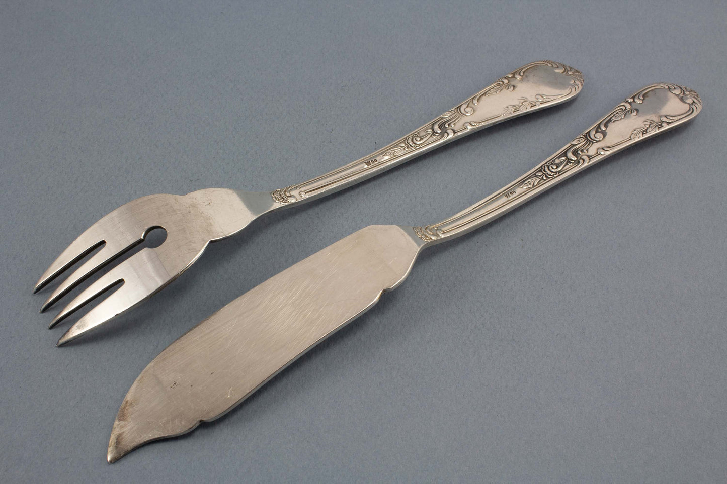Fischbesteck im Rokoko-Stil Fischmesser, Fischgabel