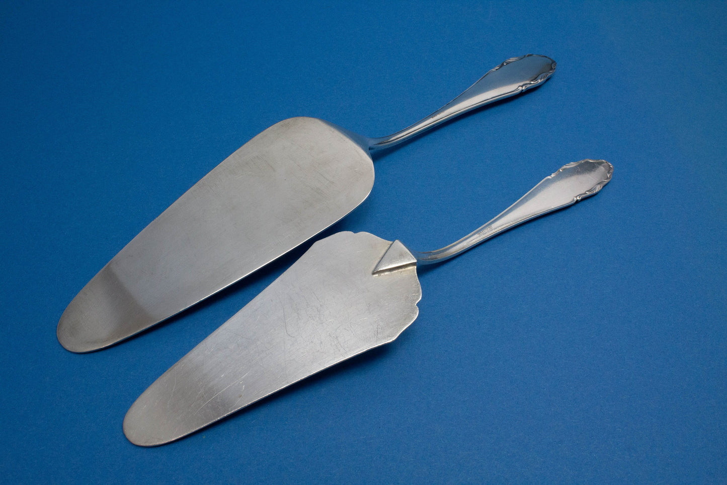 2 Tortenheber, WMF 2200, versilbert