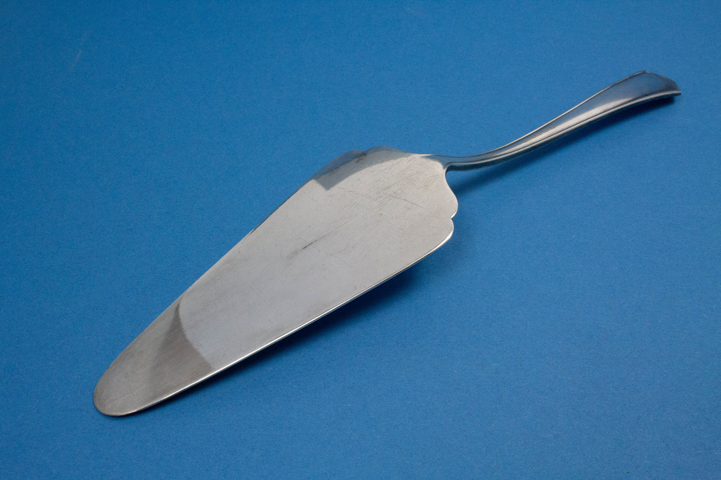 Versilberter Tortenheber, Bruckmann 600 Korn