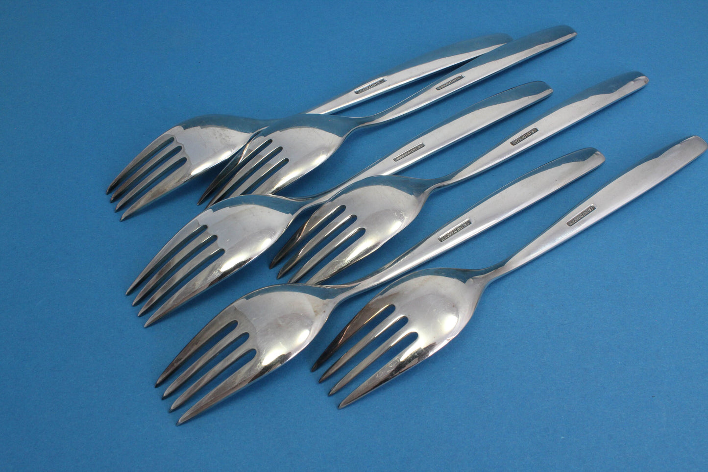 6 versilberte Tafelgabeln, WMF Sevilla
