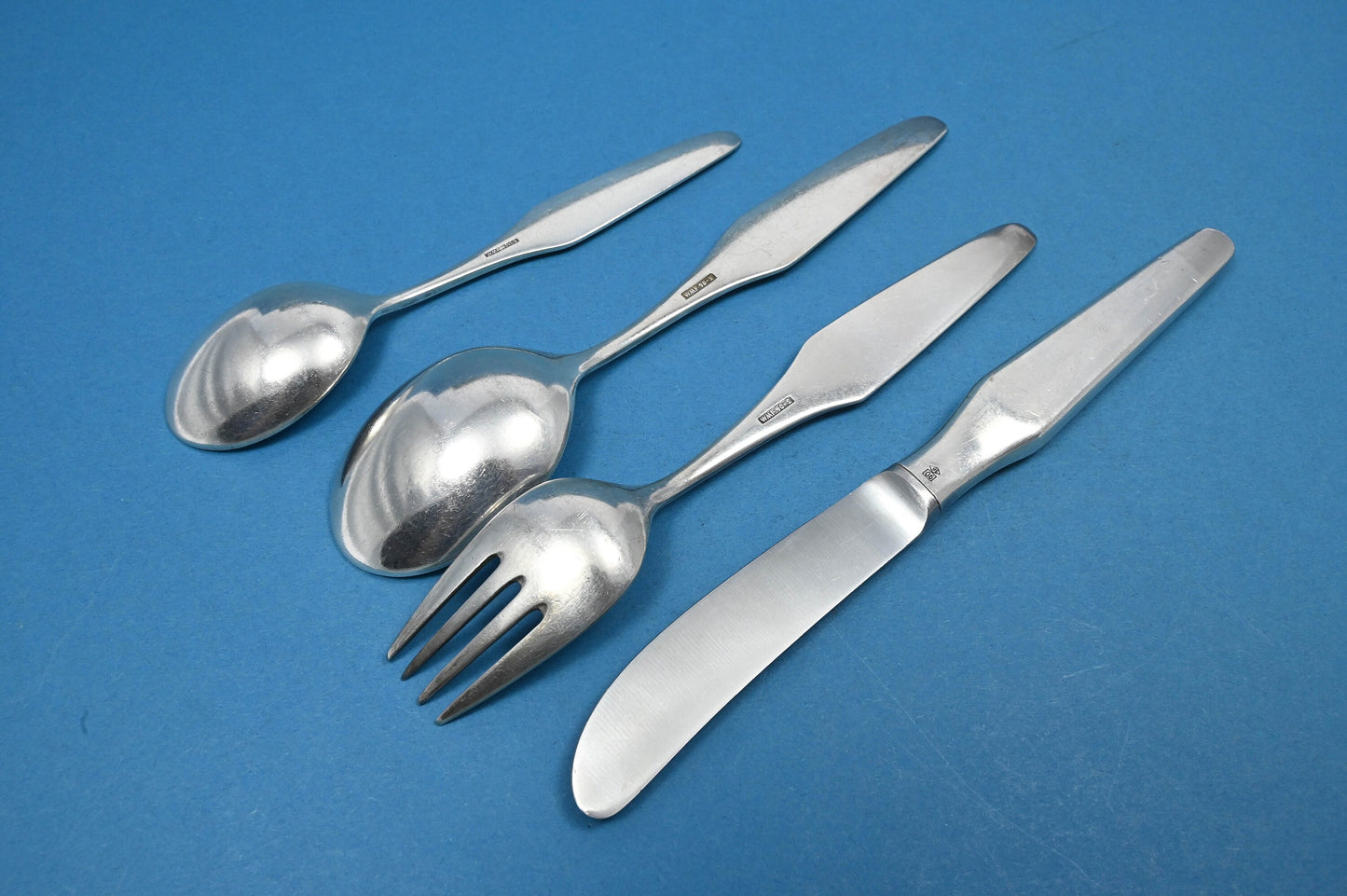 Versilbertes Kinderbesteck von WMF, Märchenbesteck