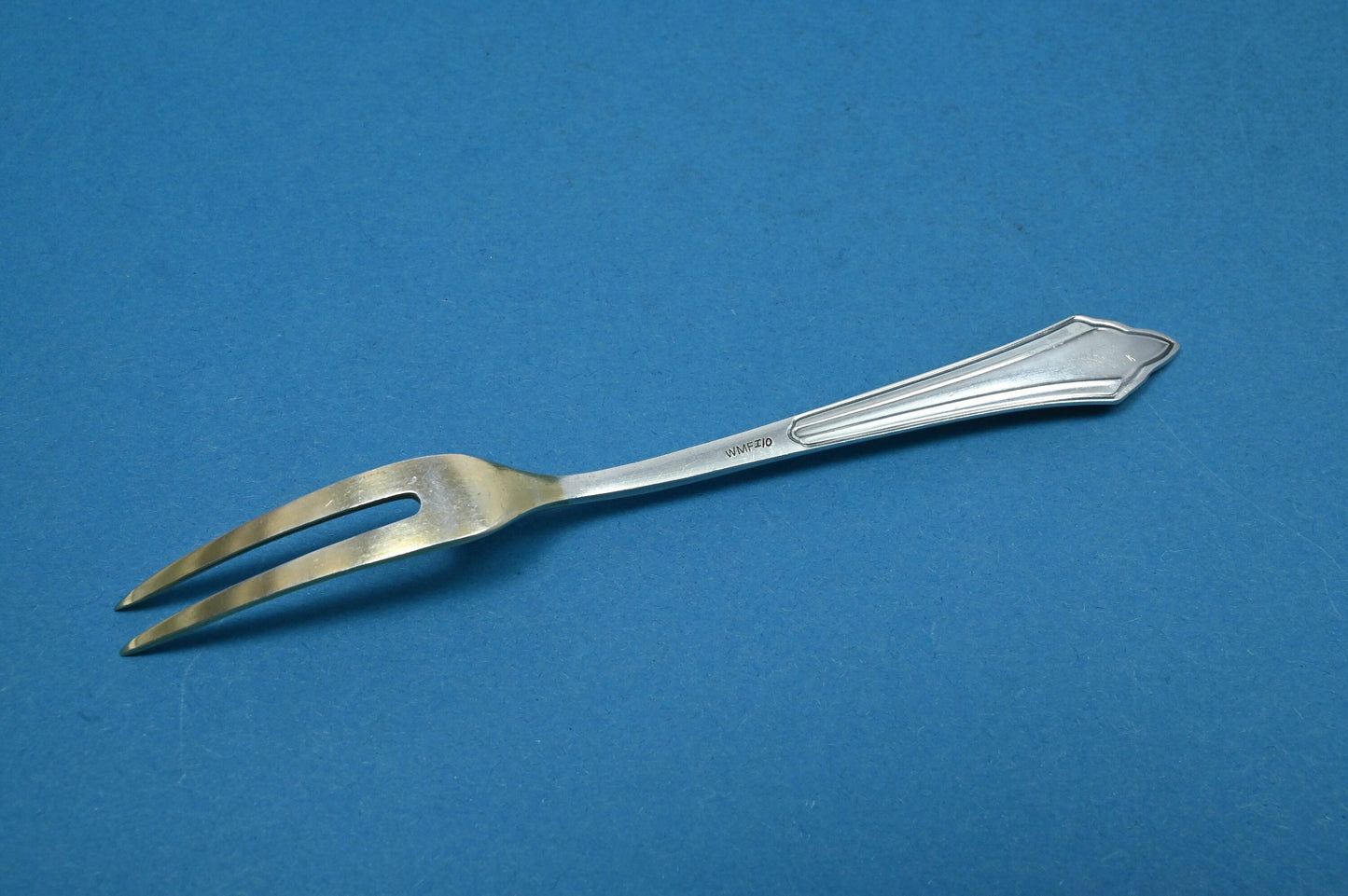 Cocktailspieß, versilberte Gabel, Brunch, WMF 900 Fächer