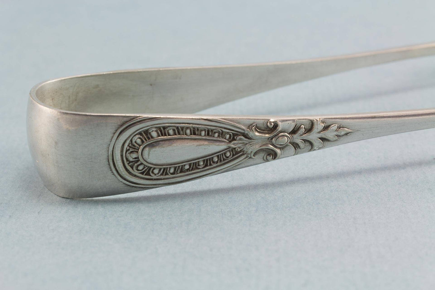 Jugendstil Zuckerzange für deine Tea Party, versilbert, - Löffelland