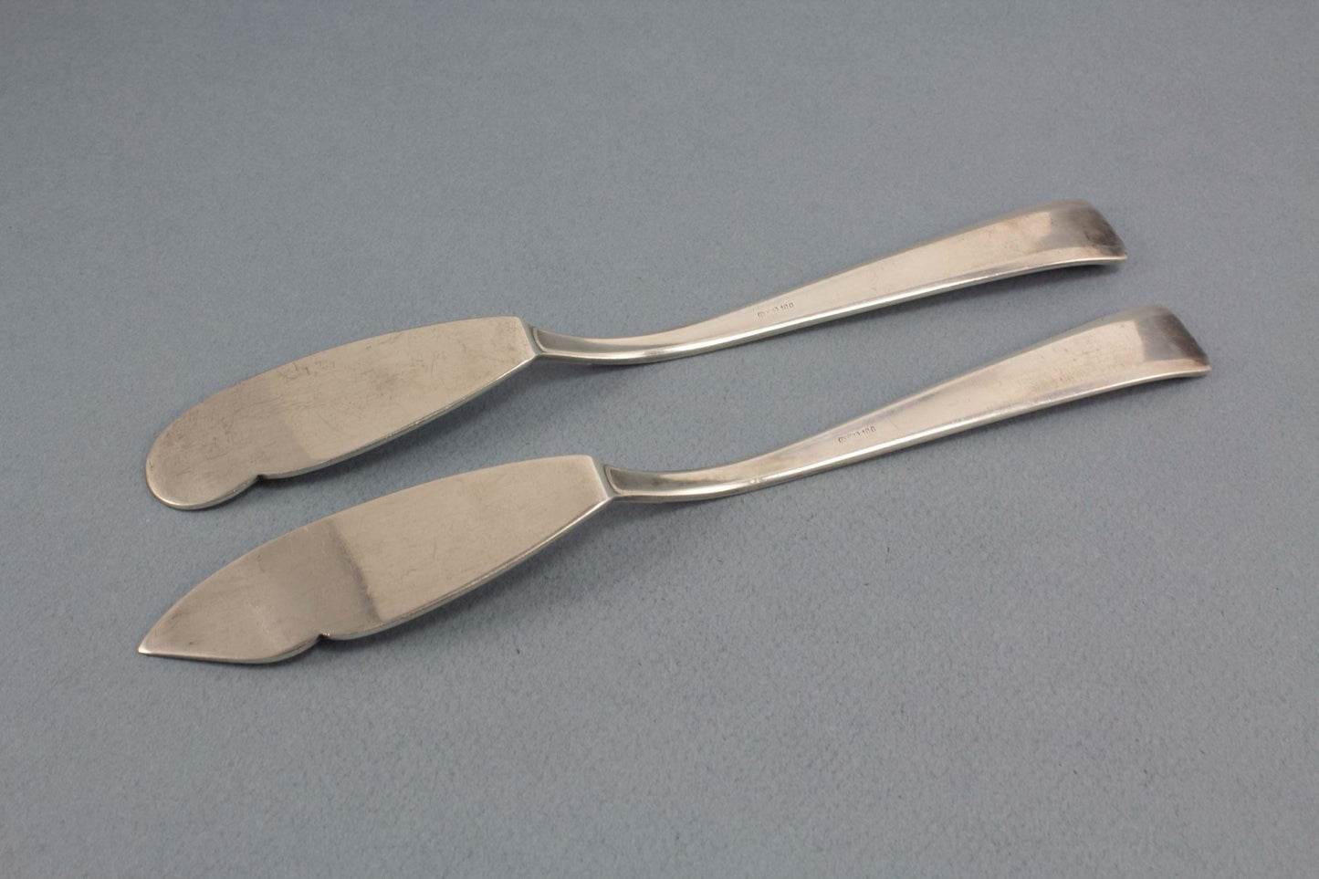 Käsemesser, Buttermesser, Vintage, versilbert, OKA Pyramide - Löffelland