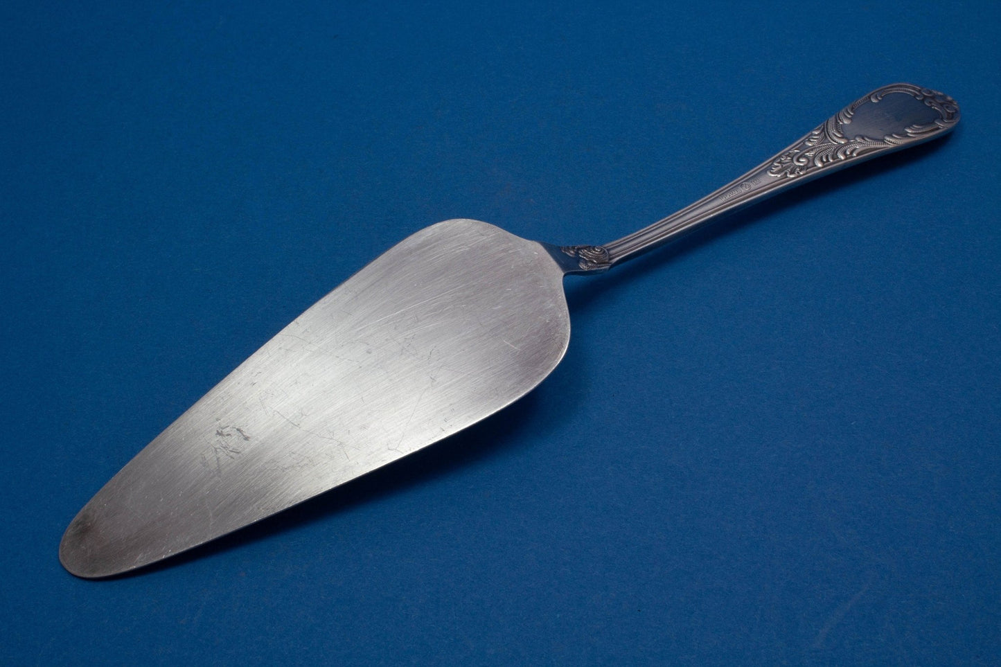 Rokoko Tortenheber, versilbert, Vintage-Kuchenheber - Löffelland