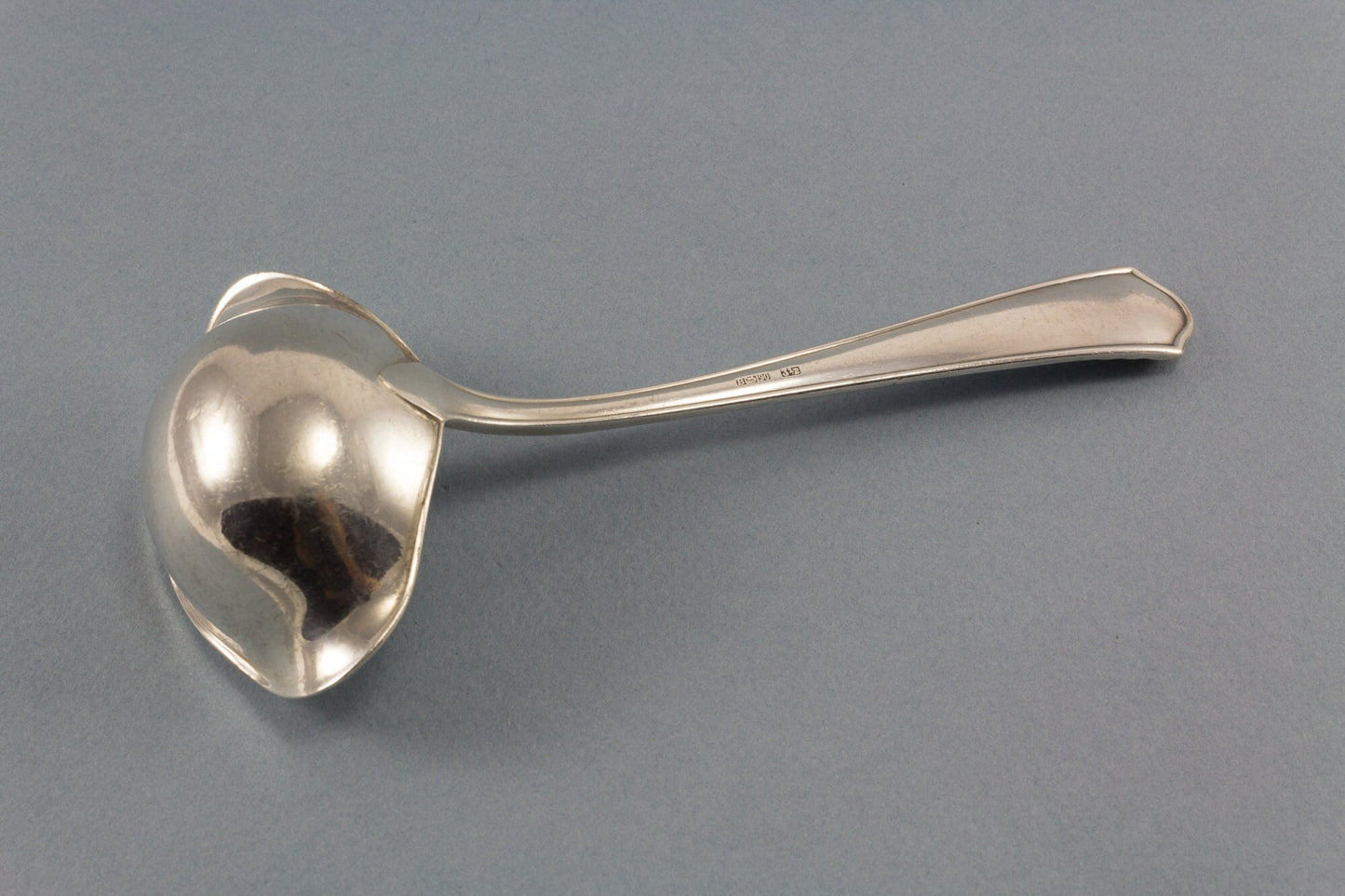 Saucenkelle, Bruckmann 600, Kornmuster, versilbert - Löffelland