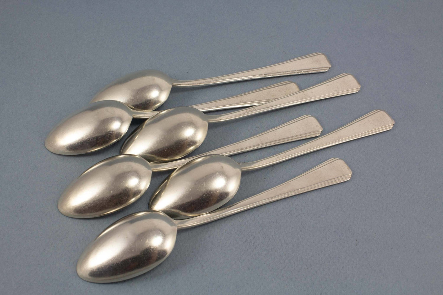 Teelöffel, Löffel, GK, Art Deco, versilbert - Löffelland