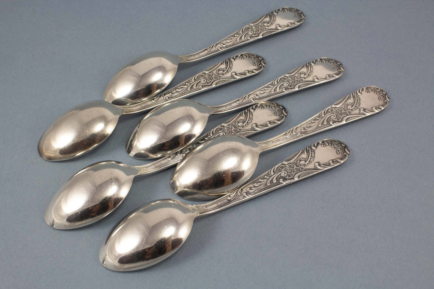 Teelöffel, Löffel, Rokoko, versilbert, versilbertes Besteck - Löffelland