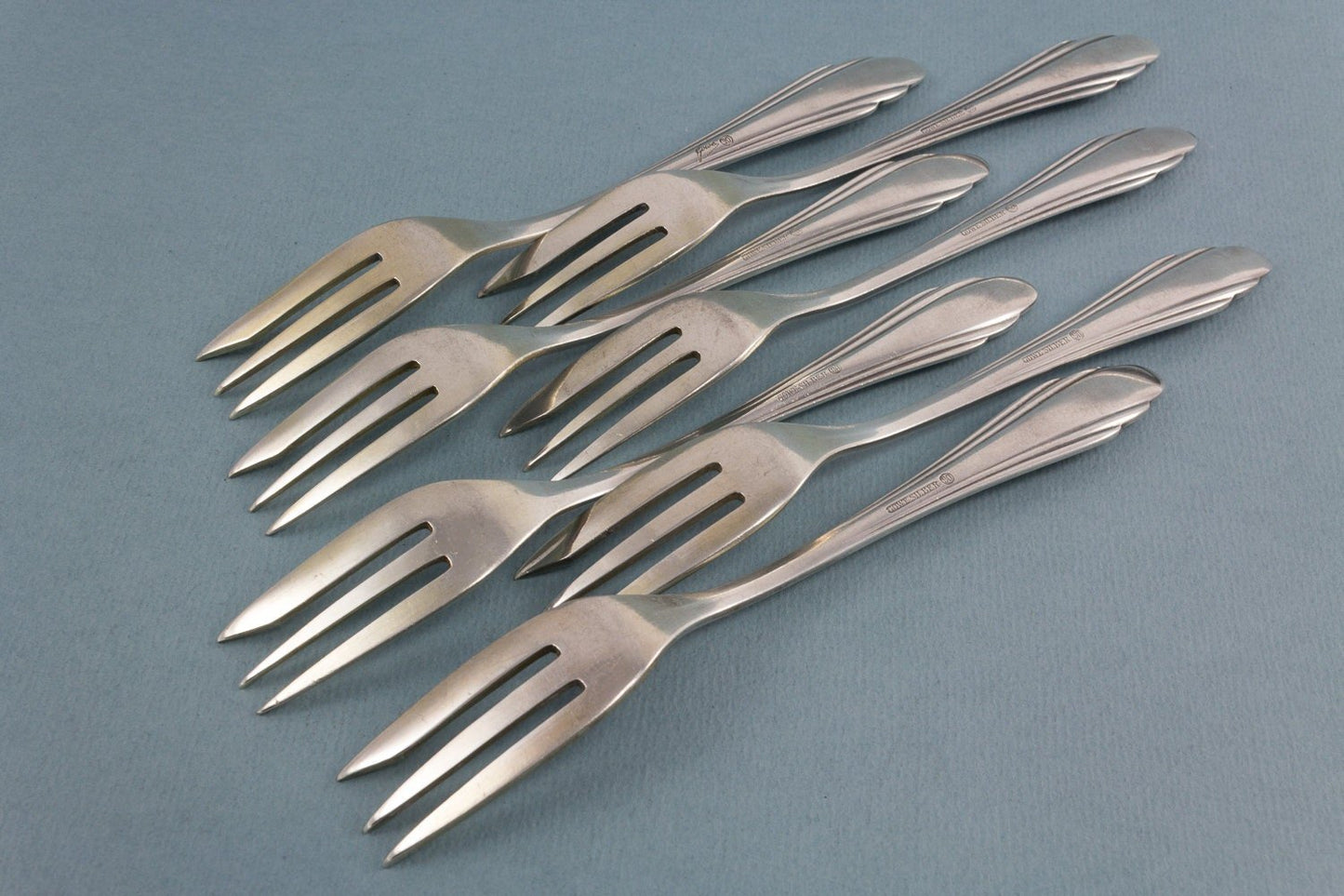 Versilbertes Besteck Set, Tortenheber, Sahnelöffel, Kuchengabel, Gowe - Löffelland