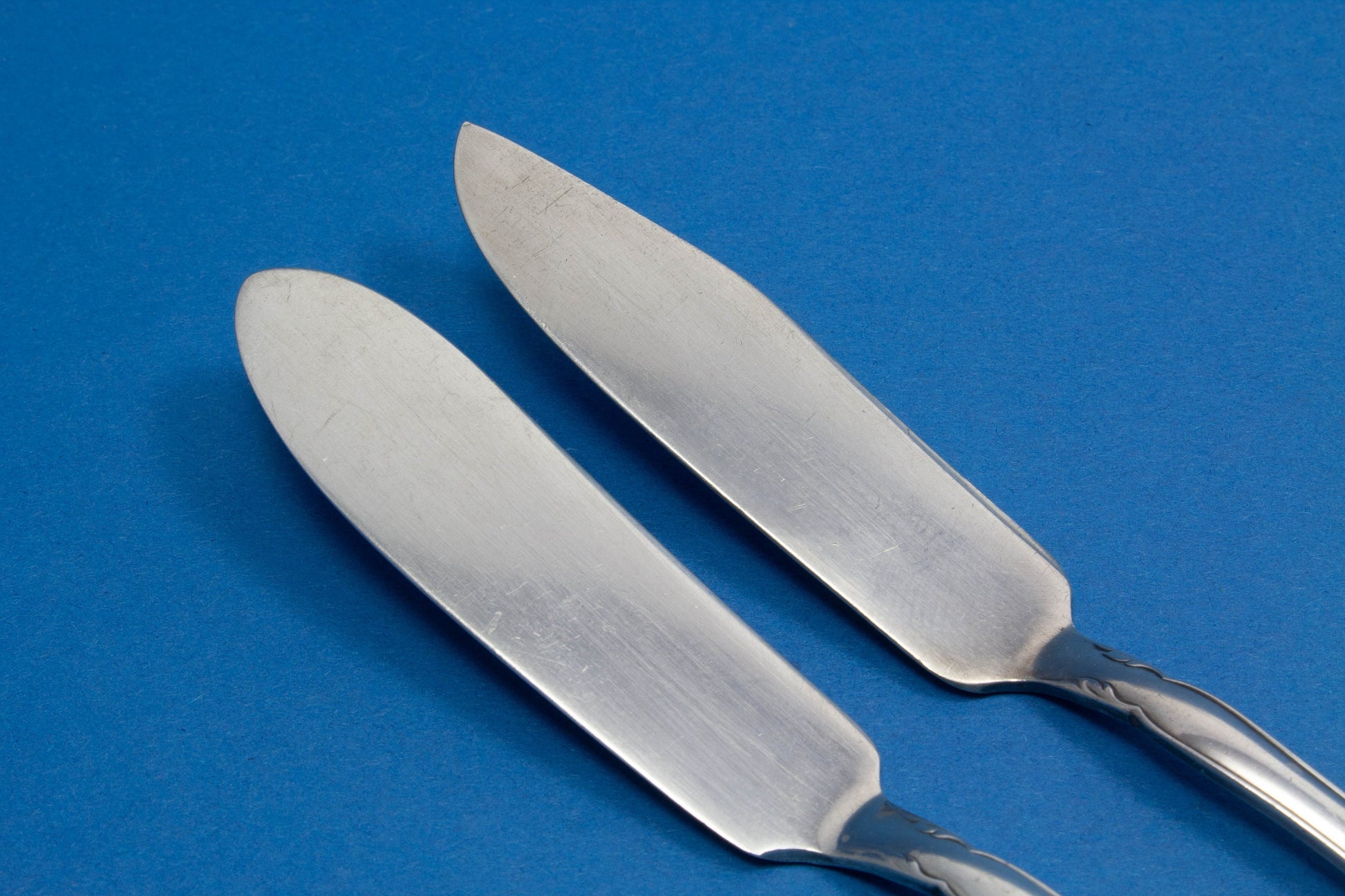 Versilbertes Besteck von WMF, Käsemesser und Buttermesser