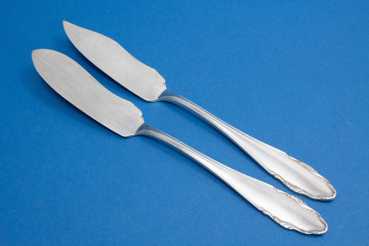 Versilbertes Besteck von WMF, Käsemesser und Buttermesser