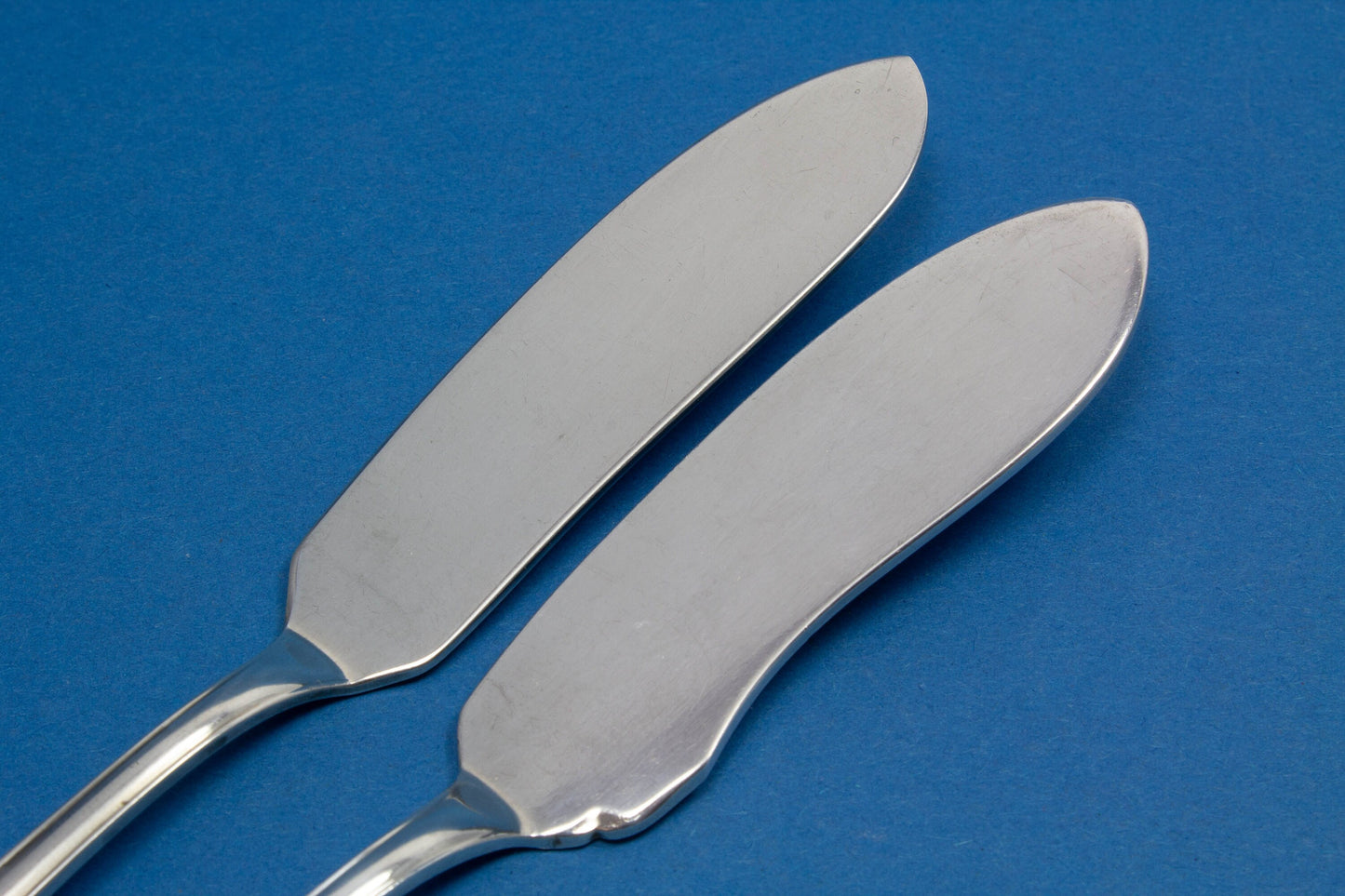 Versilbertes Besteck von WMF, Käsemesser und Buttermesser