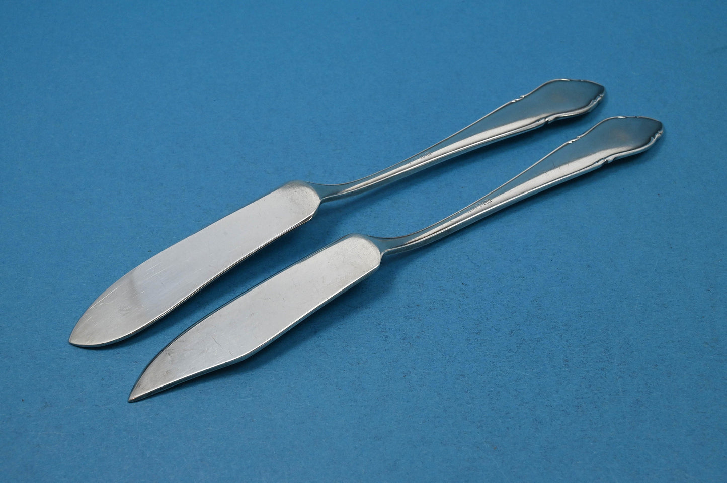 Versilbertes Besteck von WMF, Käsemesser und Buttermesser