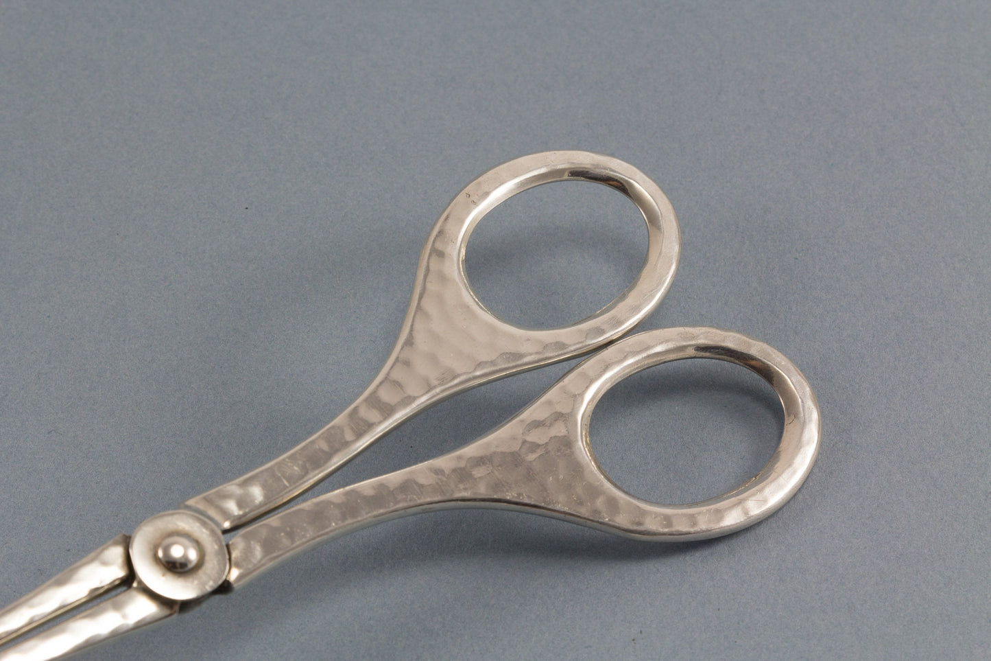 Silver plated cake tongs, pastry pliers 