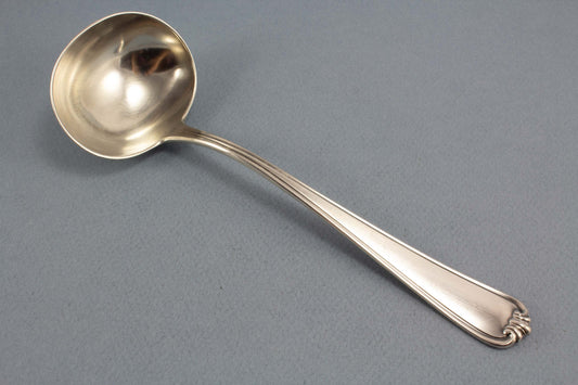 Saucenkelle, versilbert, BSF, Muster, Kelle, versilberte Kelle