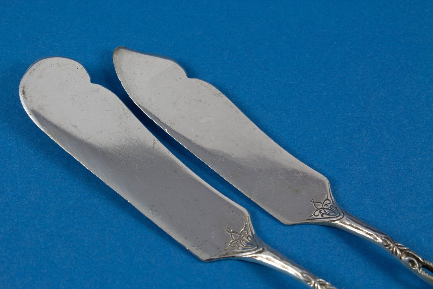 Silver Butter Knife, Cheese Knife and Skewer Rose Cutlery Set by Widmann