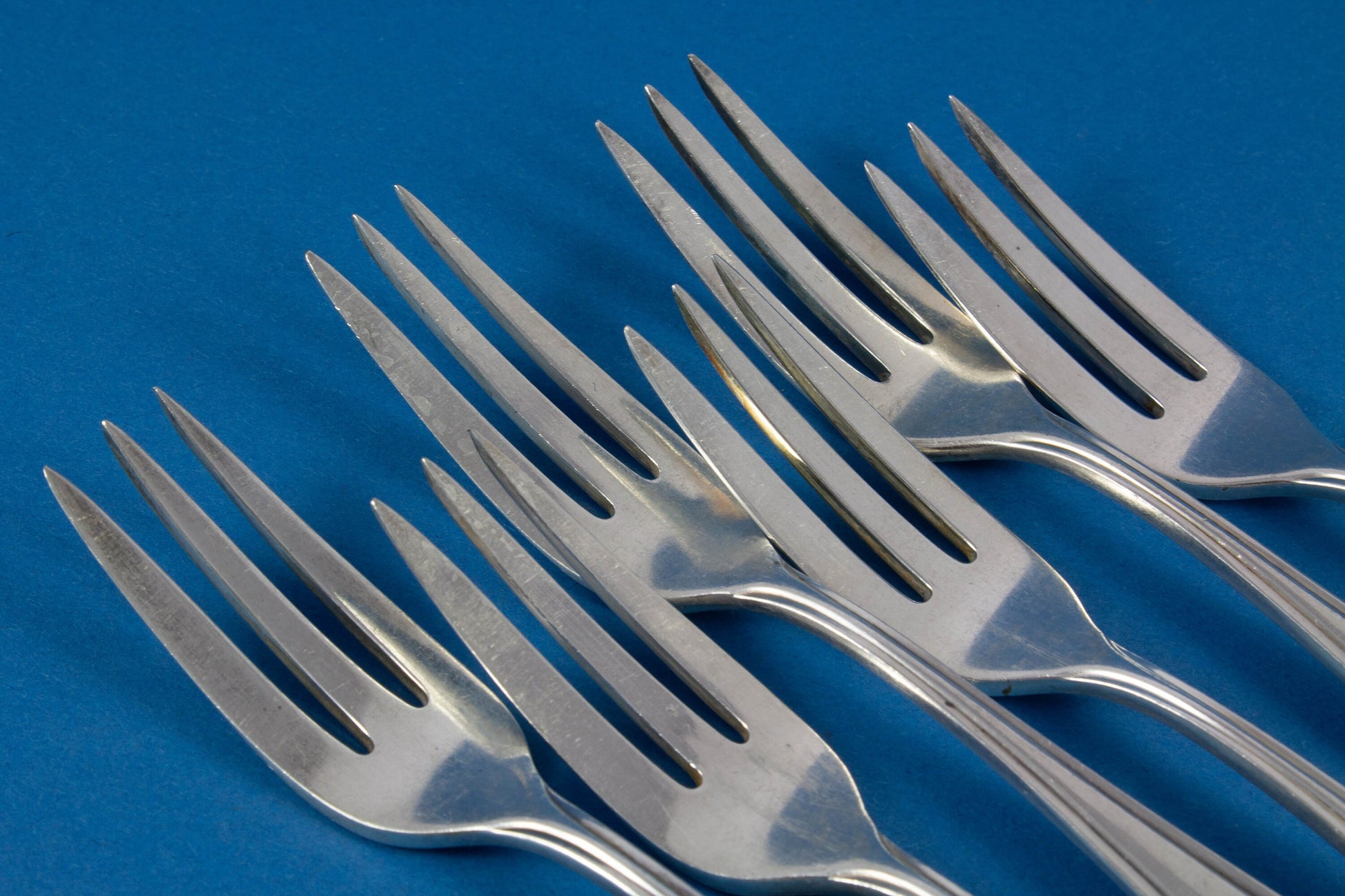 6 cake forks, WMF 1600 Acanthus