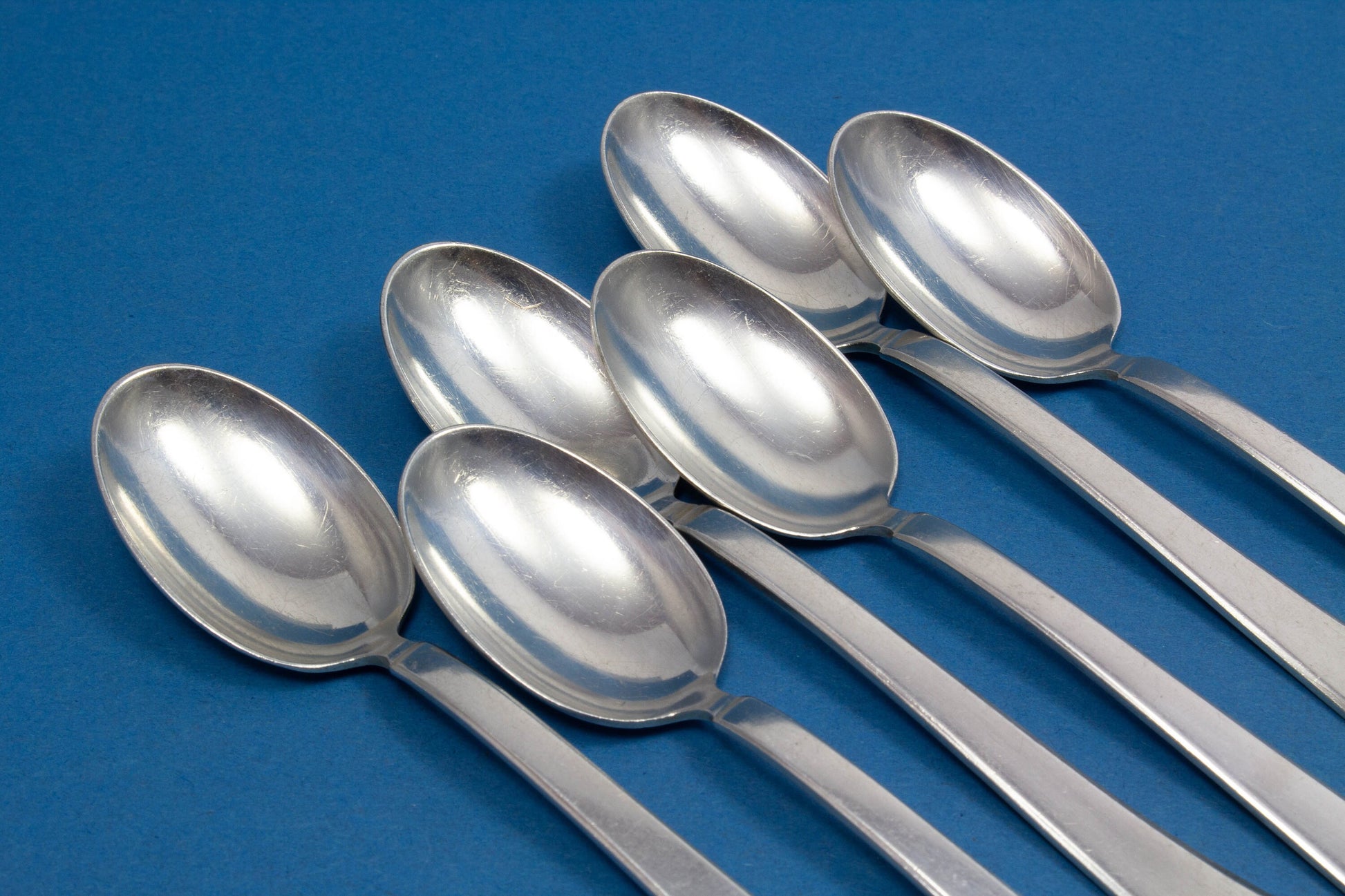 6 Teelöffel, WMF 2500 Art Deco