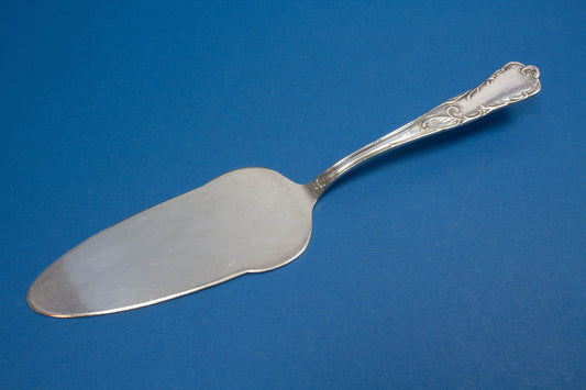 Rokoko Tortenheber, versilbert, Vintage-Kuchenheber