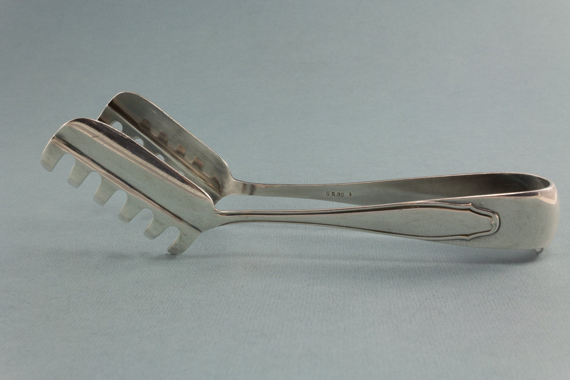 Silver-plated pliers , vintage tongs