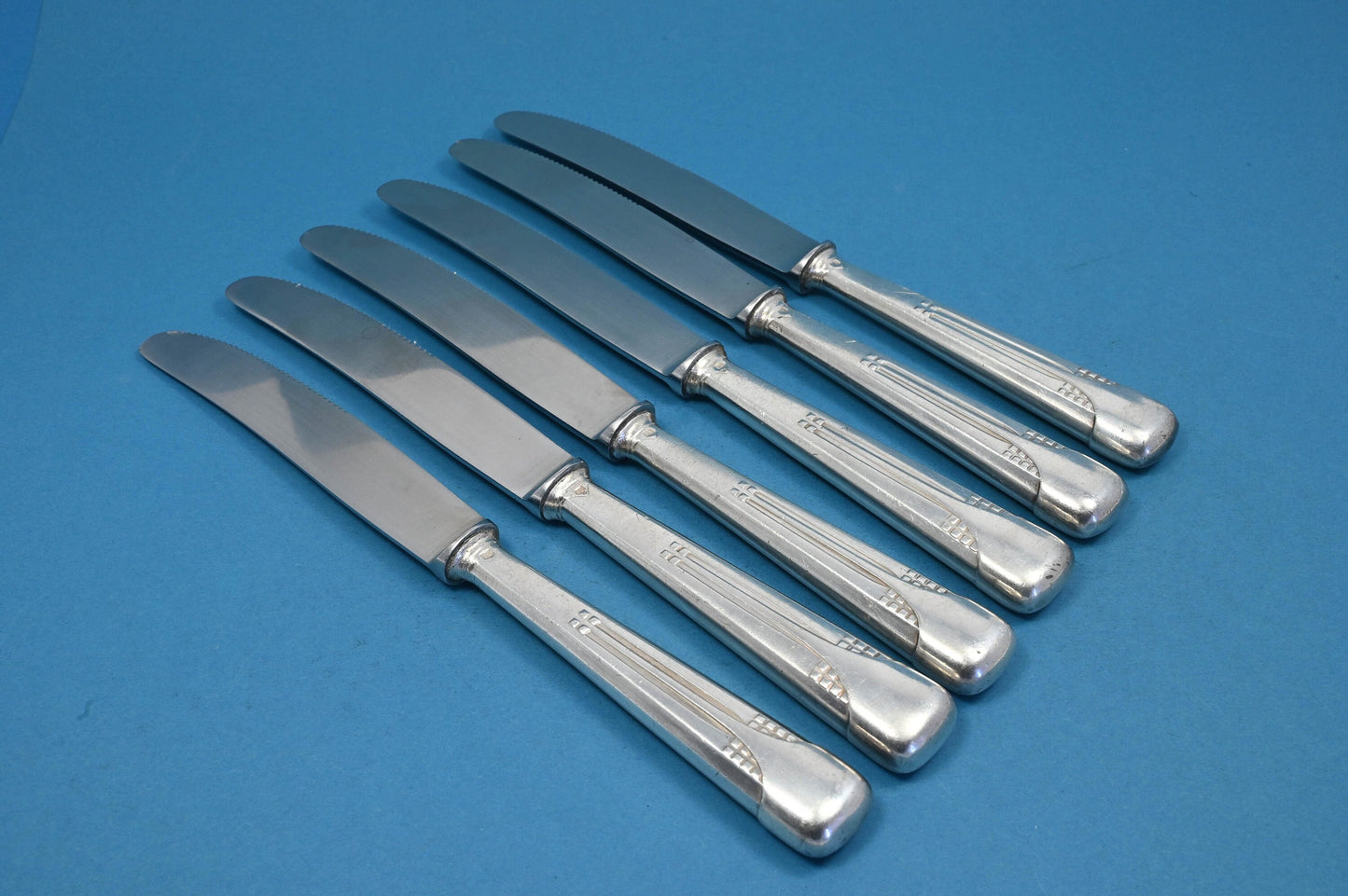 Sechs Messer von WMF, Würfelmuster WMF 34