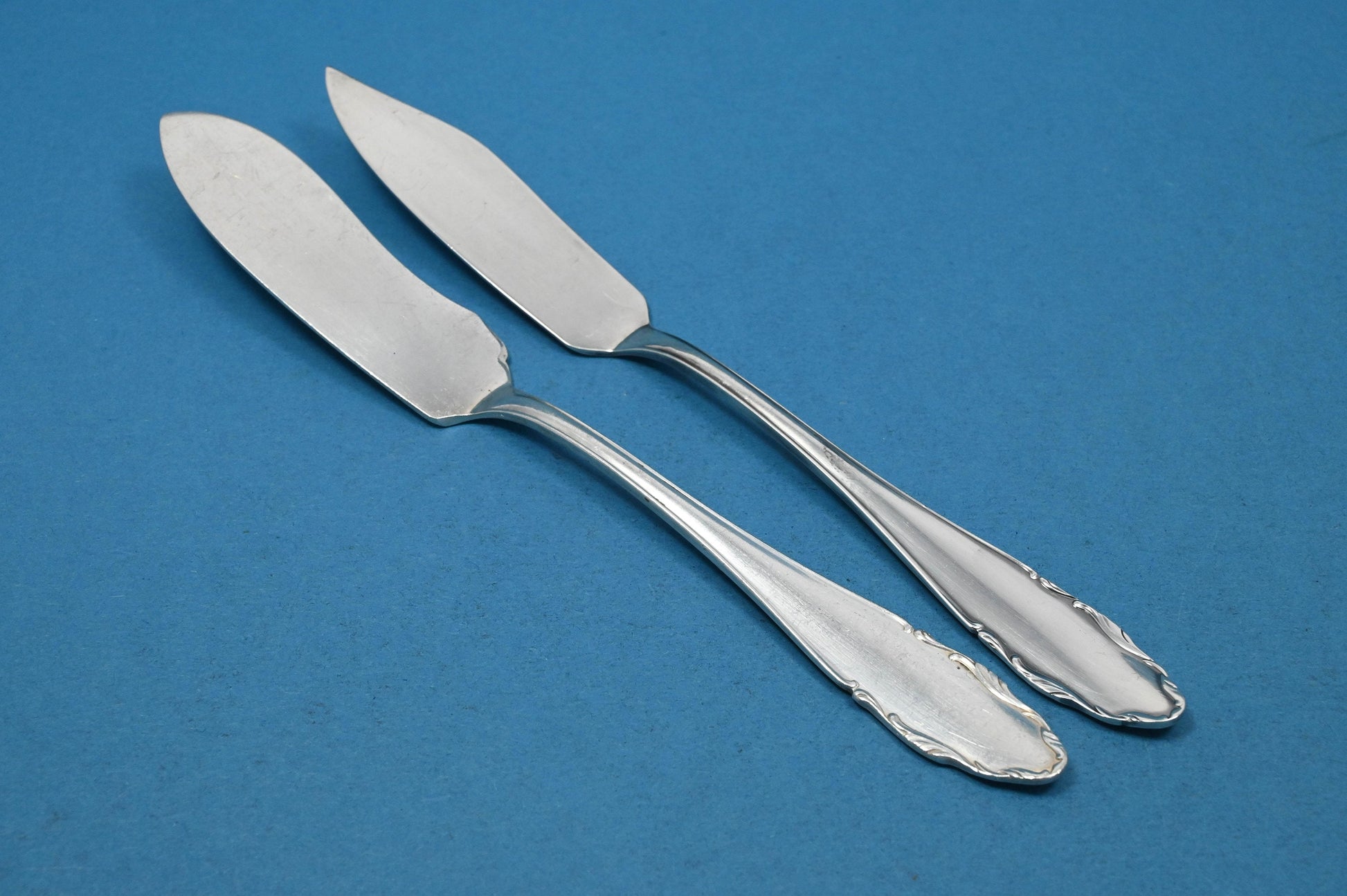 Versilbertes Besteck von WMF, Käsemesser und Buttermesser