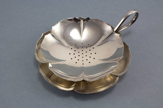 Teesieb von Wellner, versilbert, Vintage Besteck, Tea Time - Löffelland